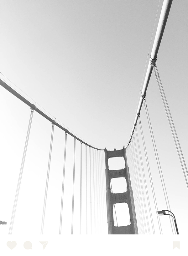 a bridge with cables and a pole