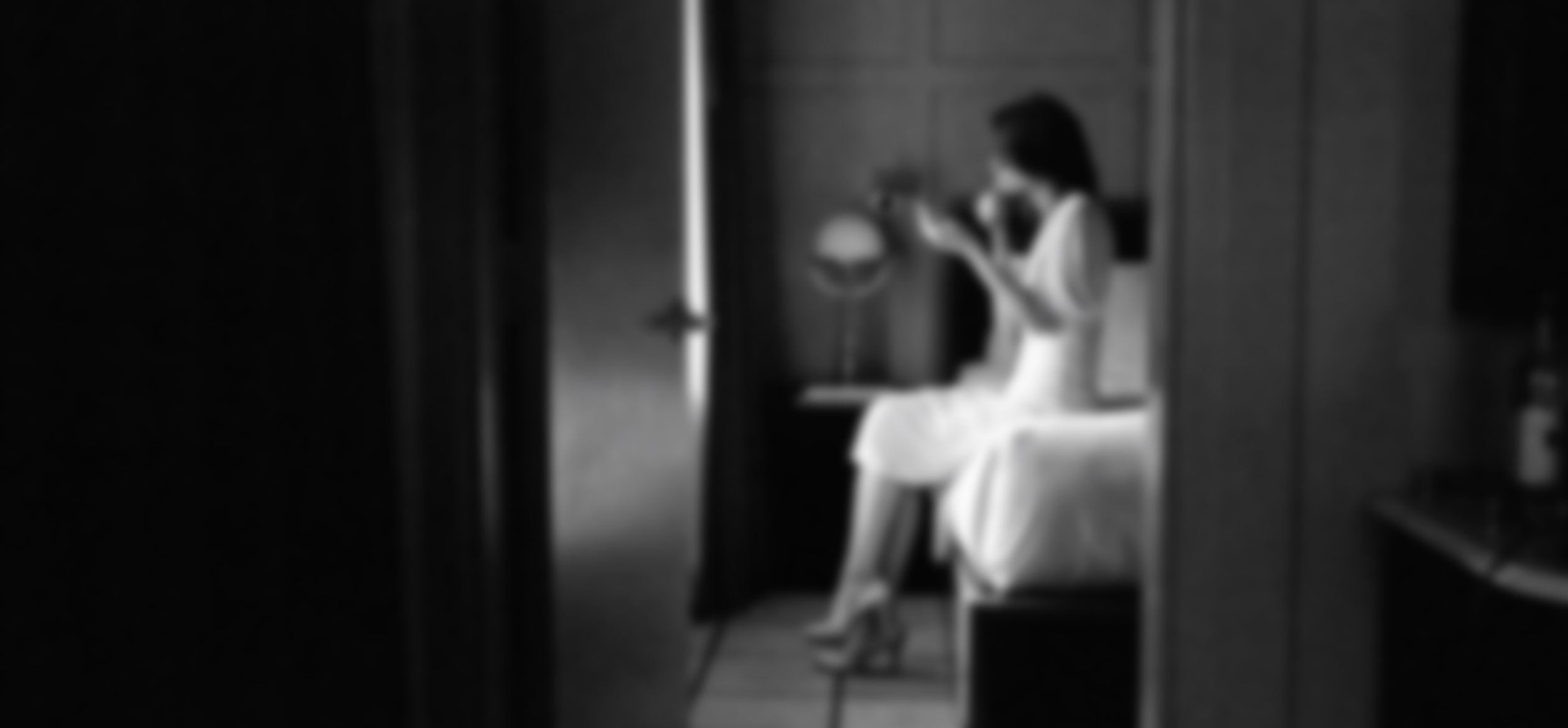 a woman in a white dress