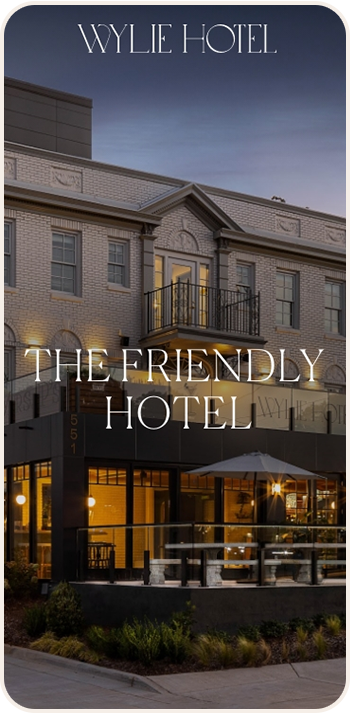 a hotel with a balcony