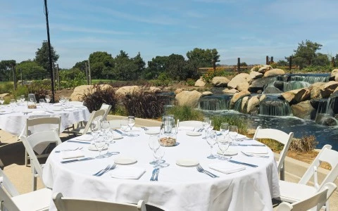 a table set for a dinner party