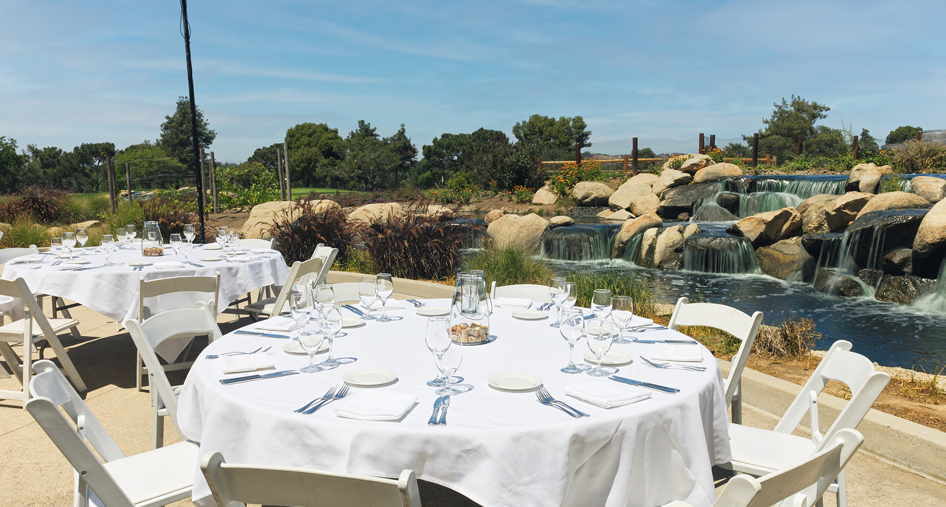 a table set for a dinner party