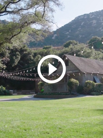 a house with a string of lights