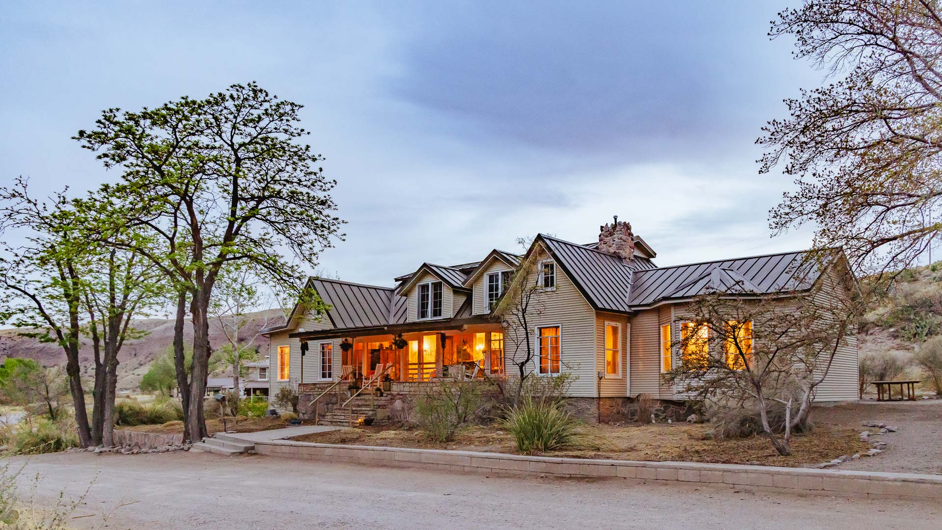 a house with a lot of windows