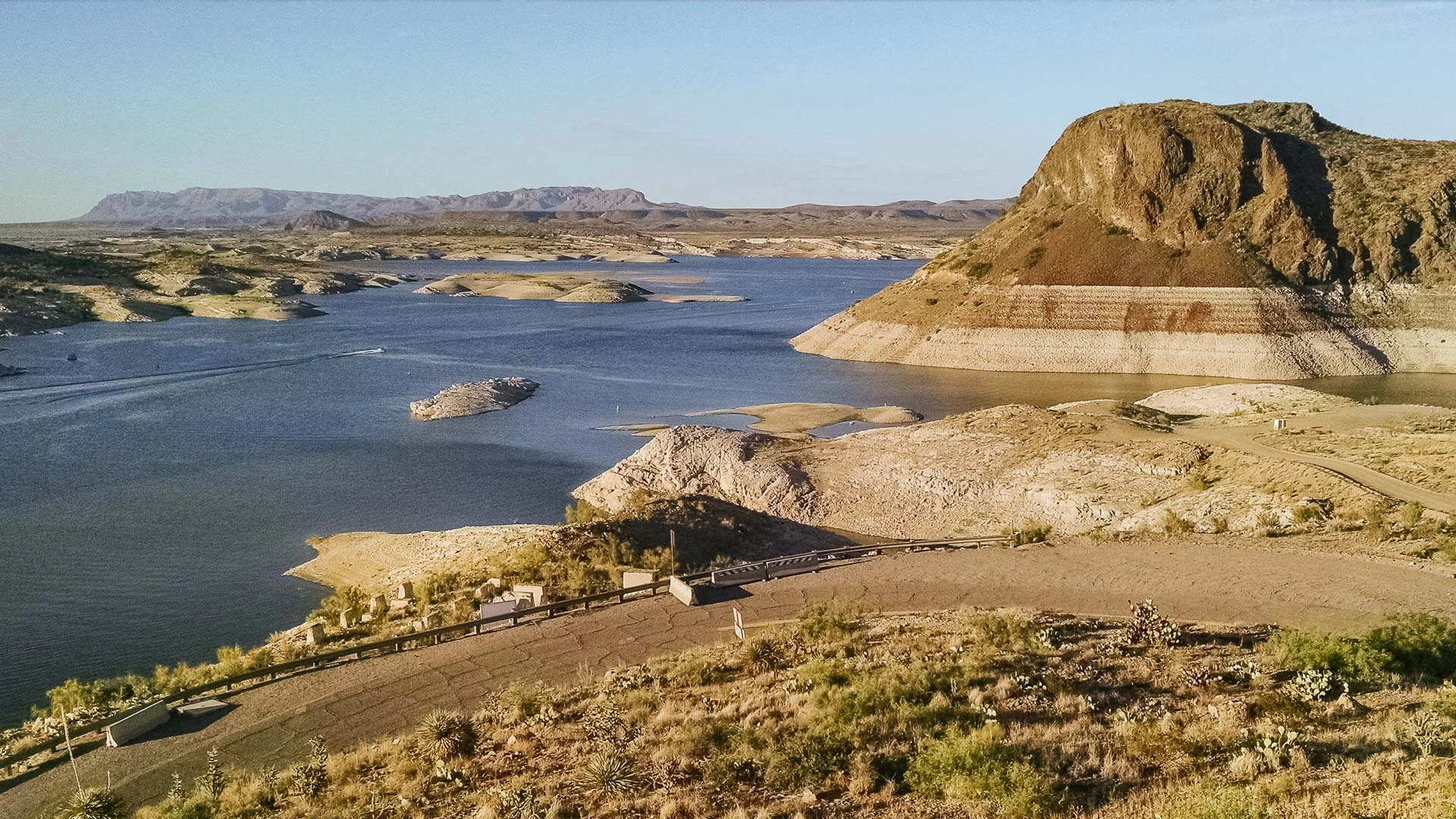 a road near water
