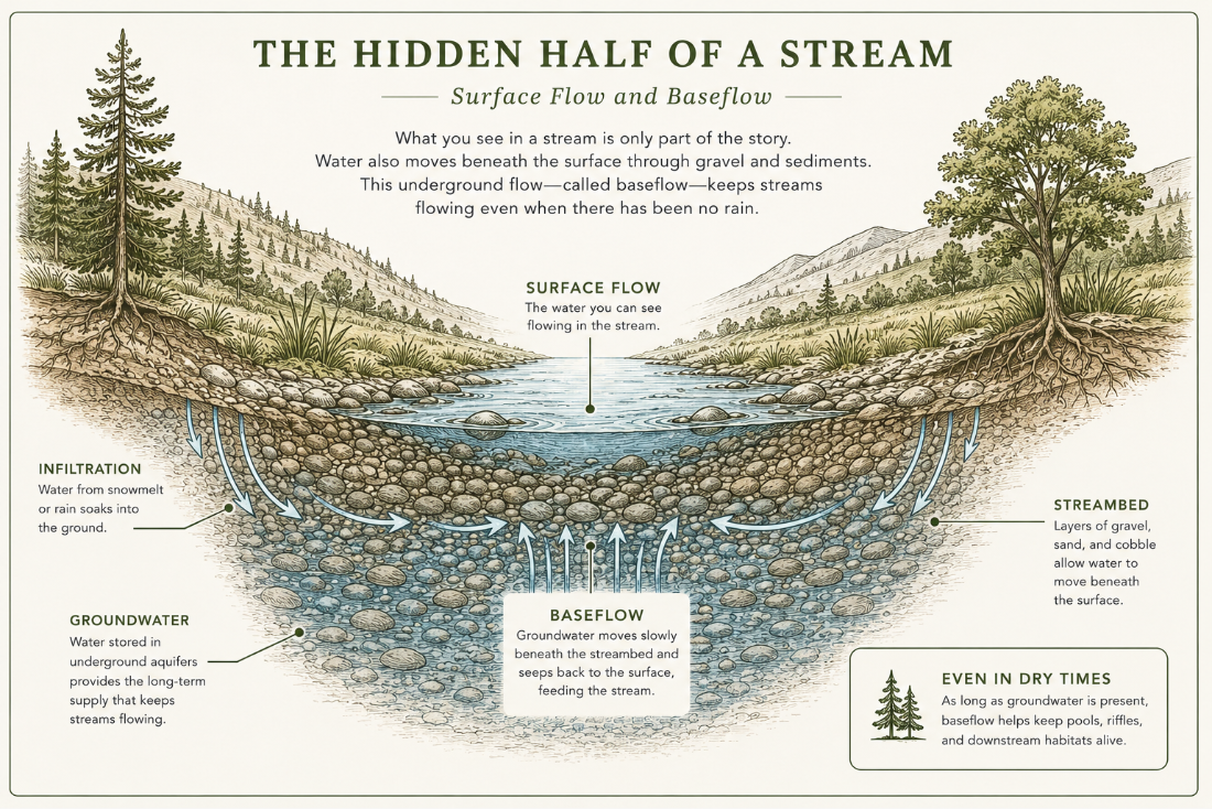 a diagram of a stream