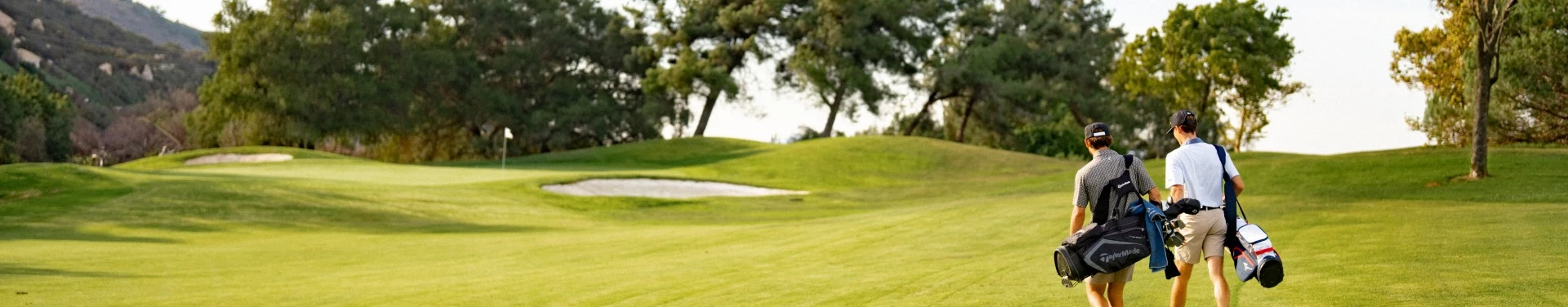 a man on a golf course