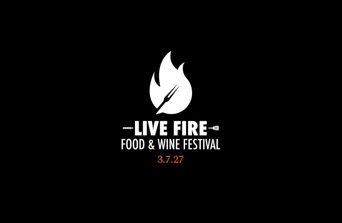 a logo on a black background