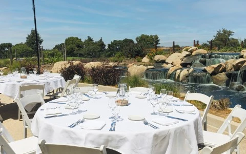 a table set for a dinner party