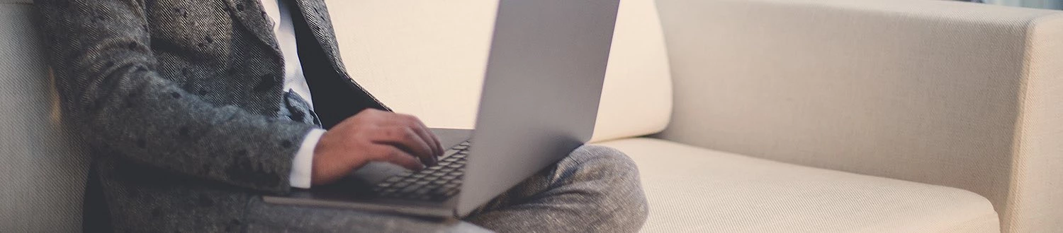 businessman on laptop