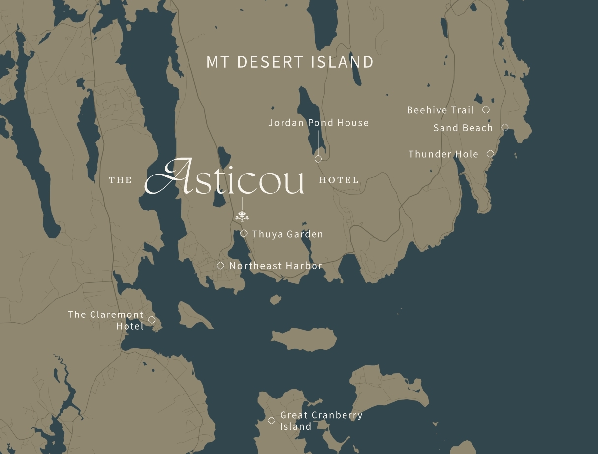 a map of the island