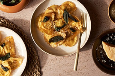 a plate of food on a table