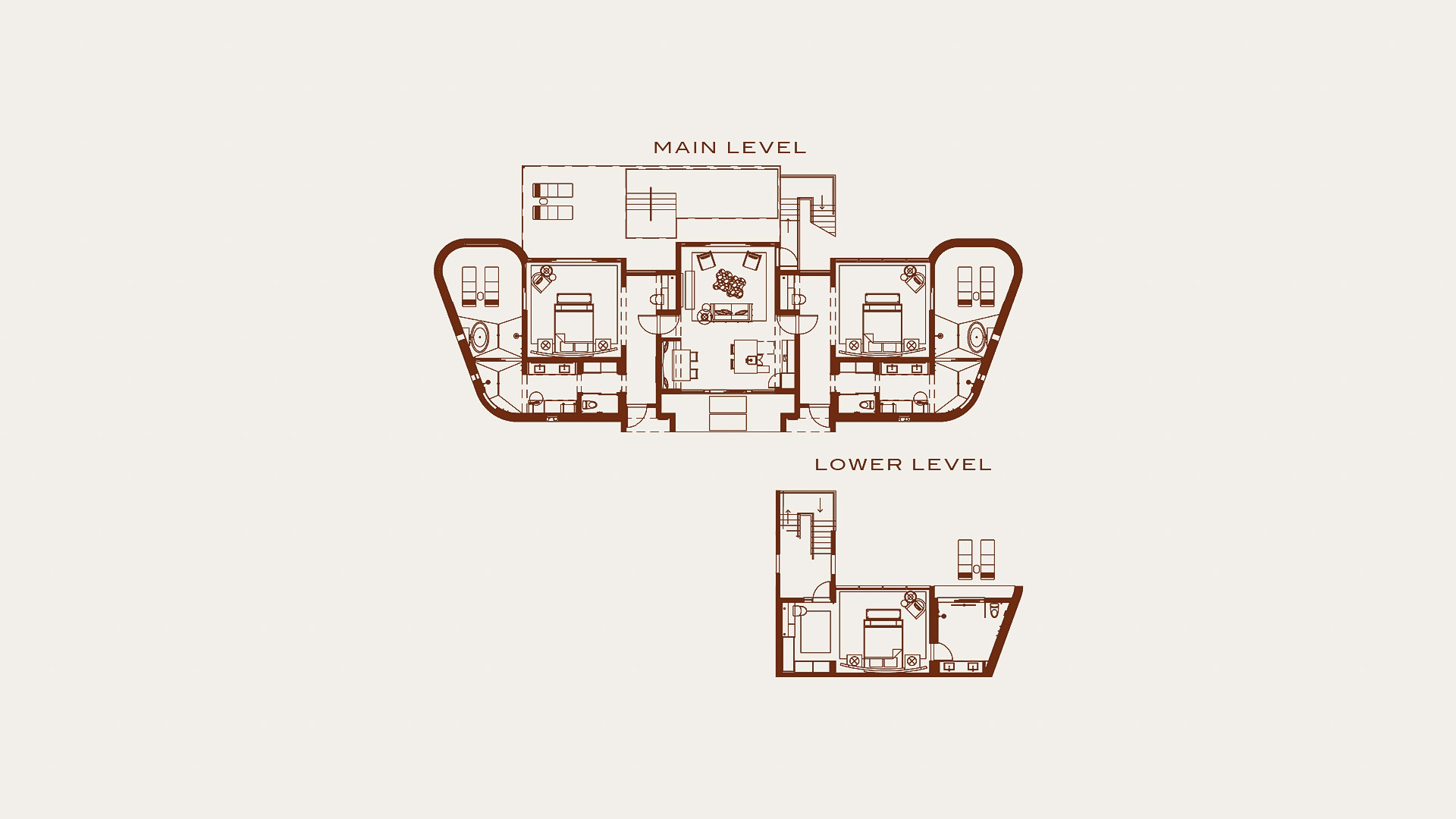 floorpan image of THREE-BEDROOM VILLA RESIDENCE WITH POOL