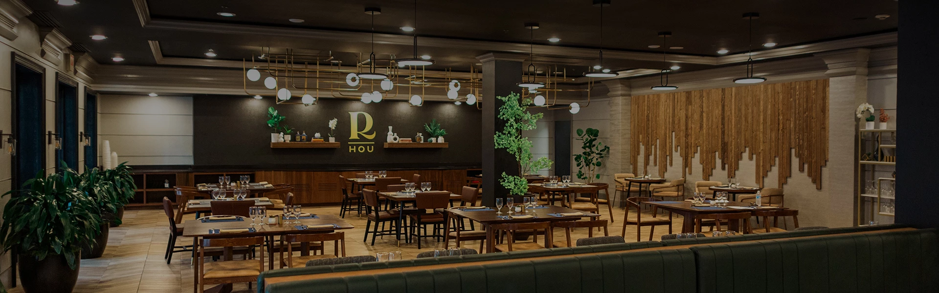 a restaurant with tables and chairs