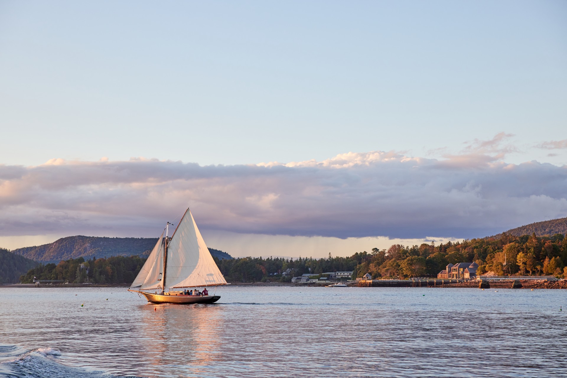 a sailboat on the water