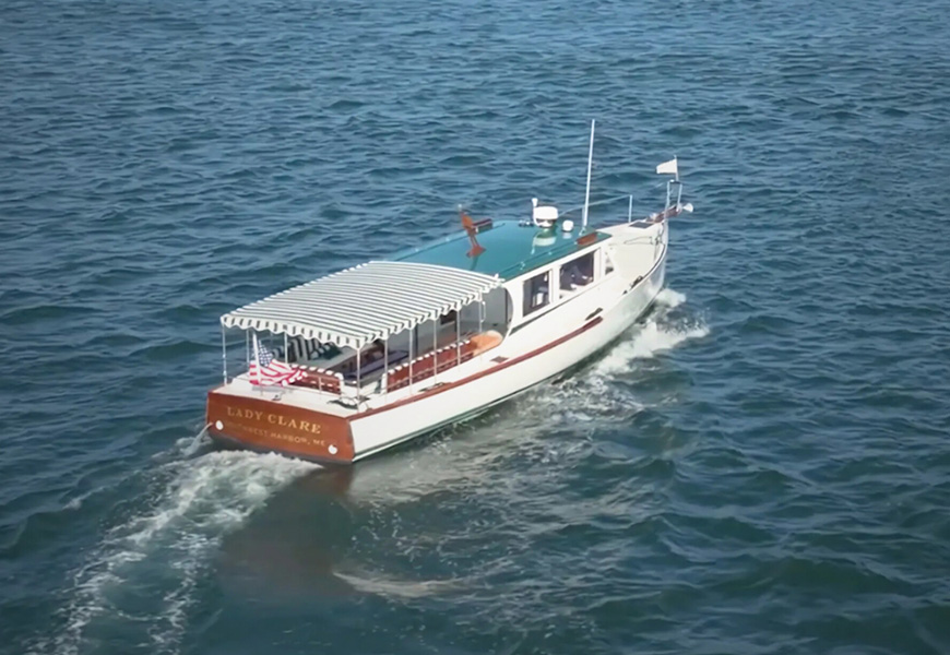 a boat on the water