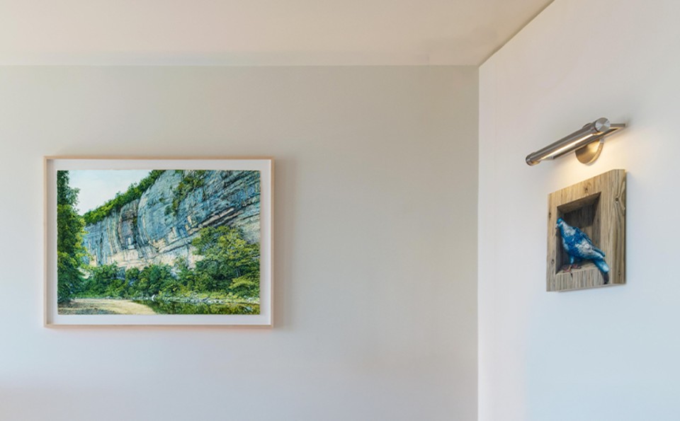 a painting on a wall