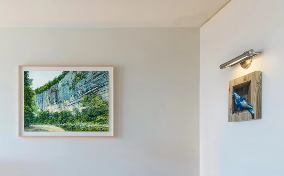 a painting on a wall