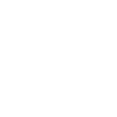 a white logo with dots