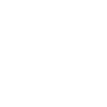 a white logo with dots