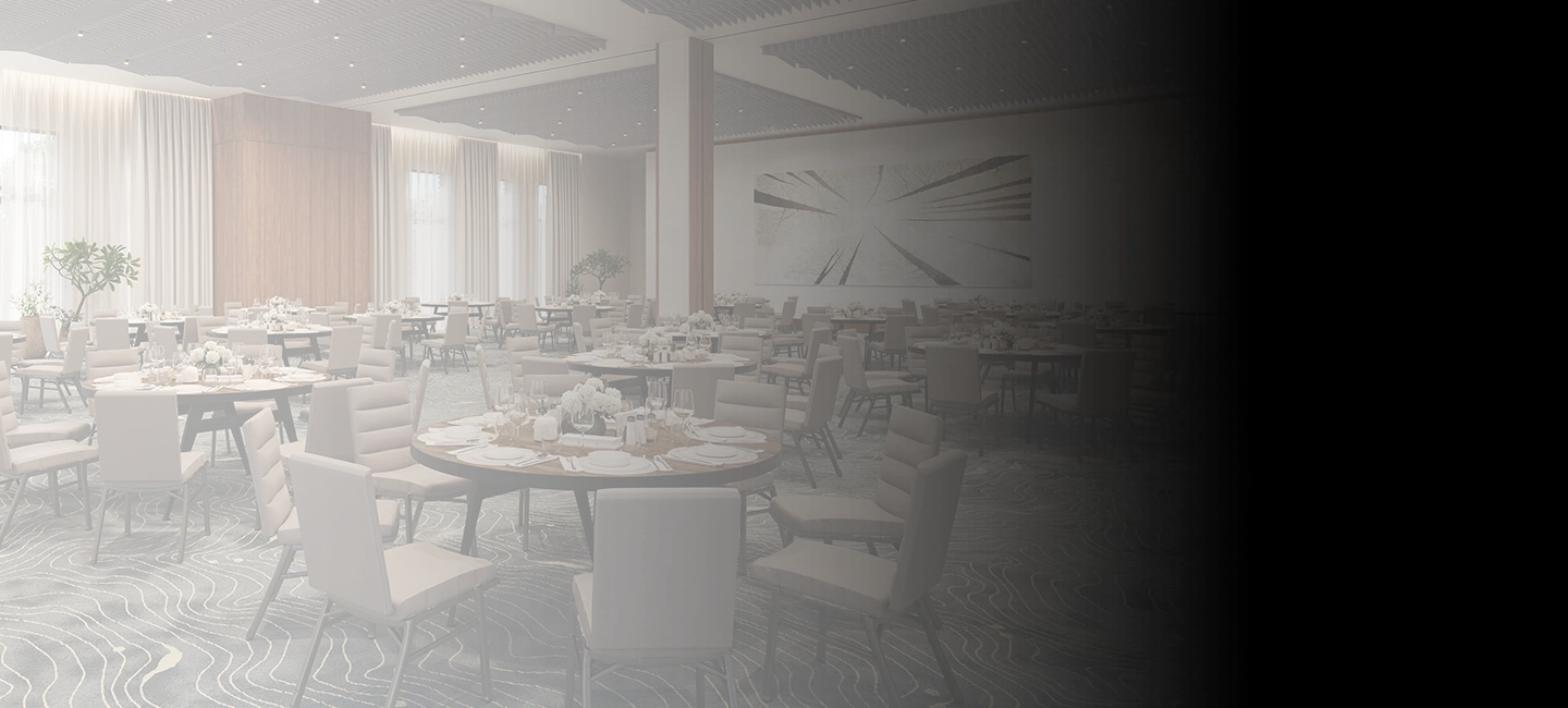 a room with tables and chairs