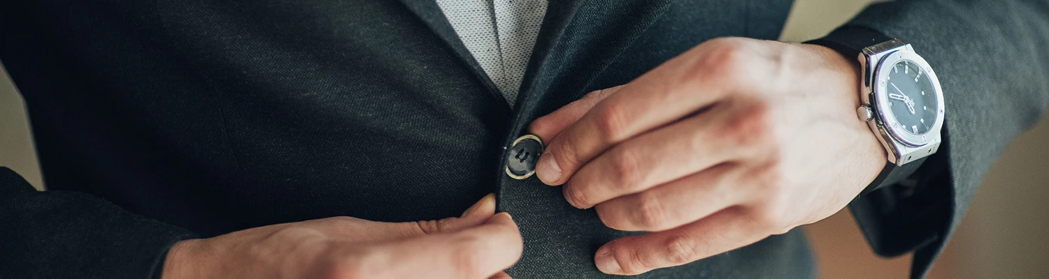 groom's suit button
