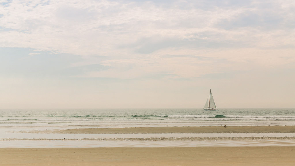 a sailboat on the water