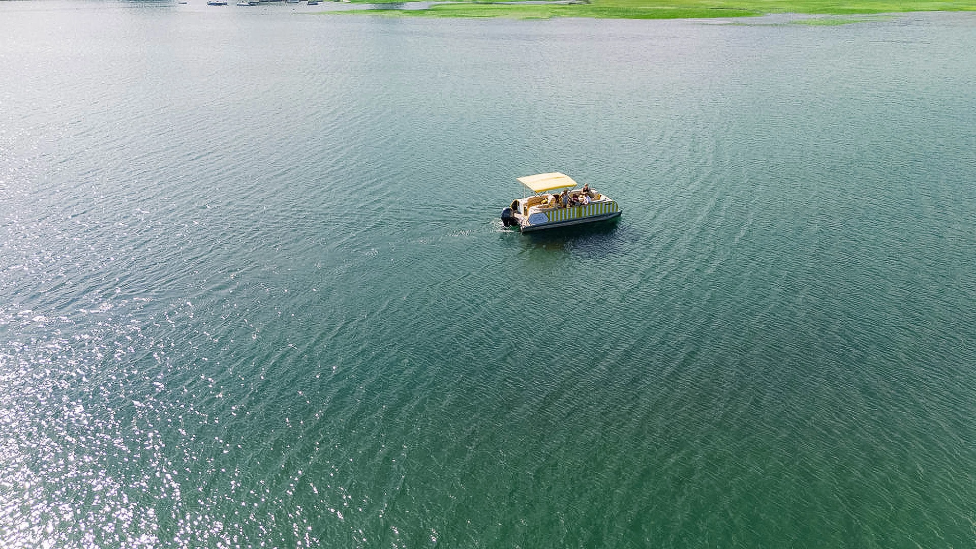a boat on the water