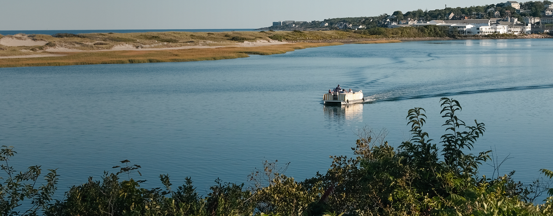 a boat on a body of water
