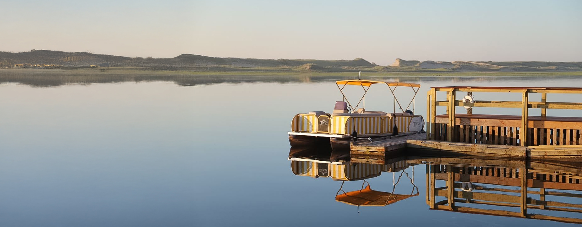 a boat on a lake