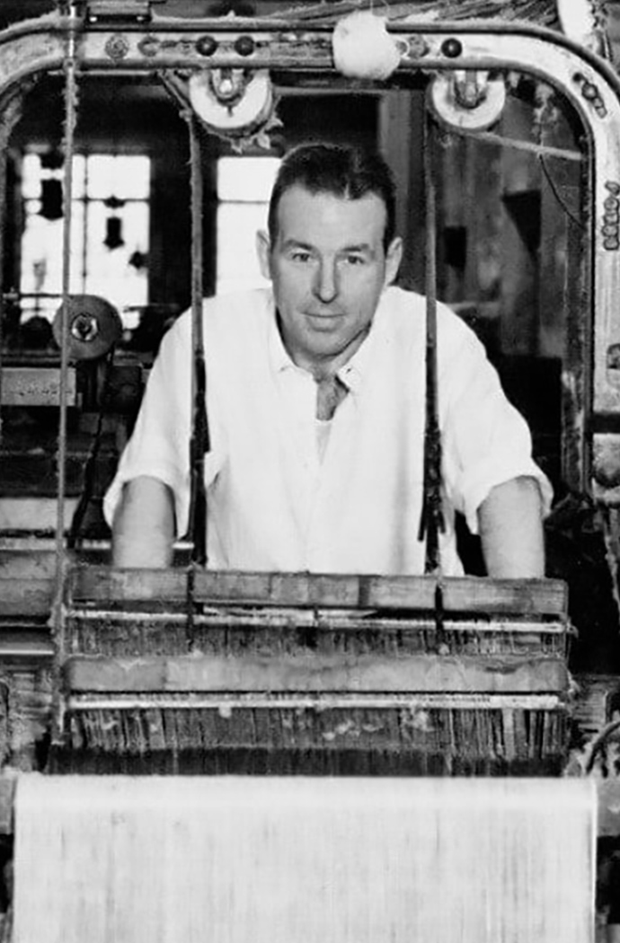 a man in a white shirt