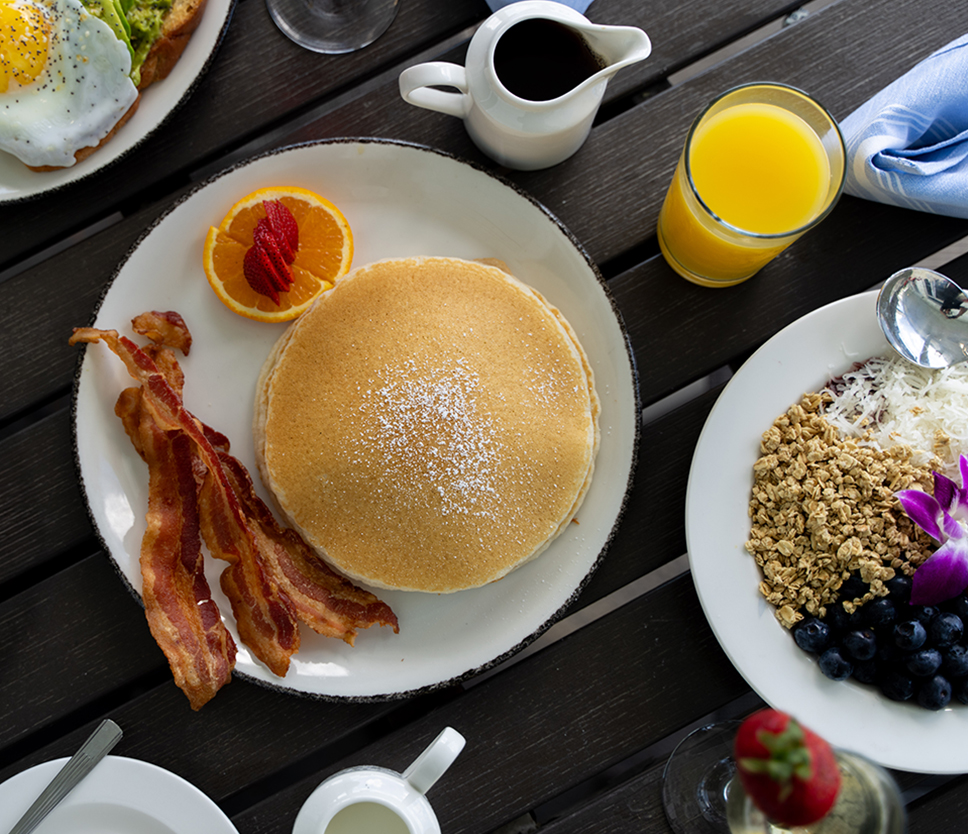 a plate of food on a table
