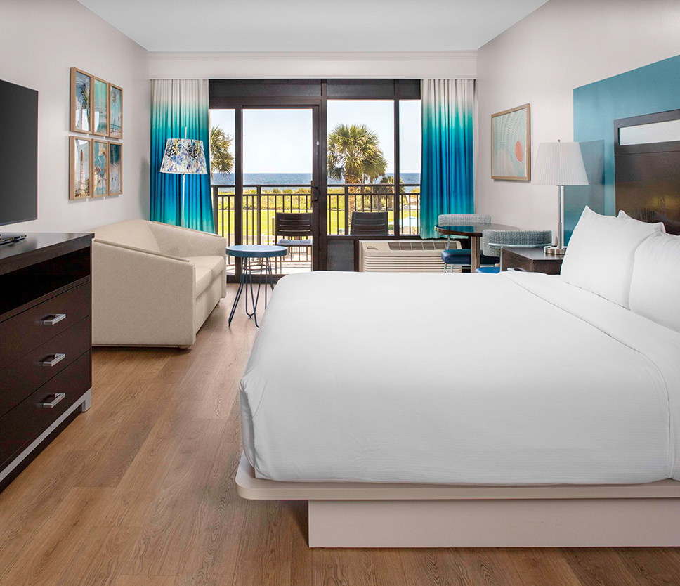 a room with a bed and a couch