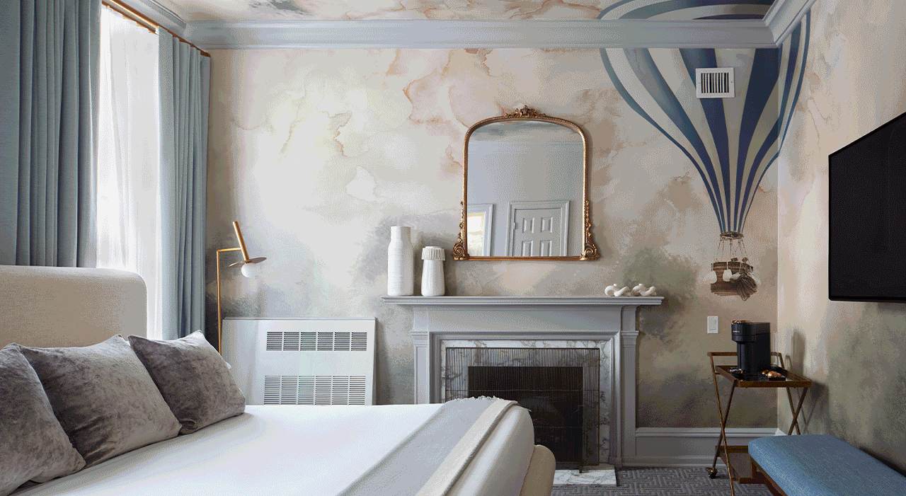Post image for a mirror above a fireplace