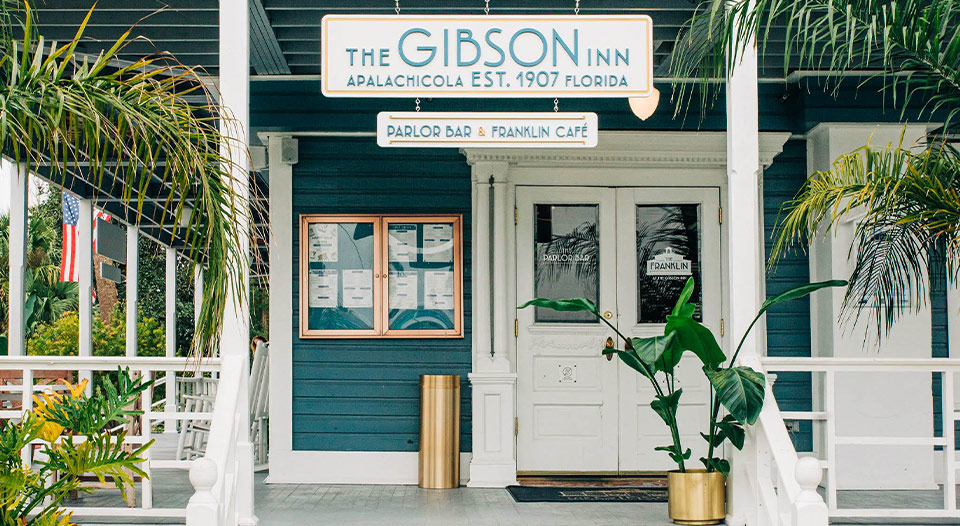 a building with a sign on the front