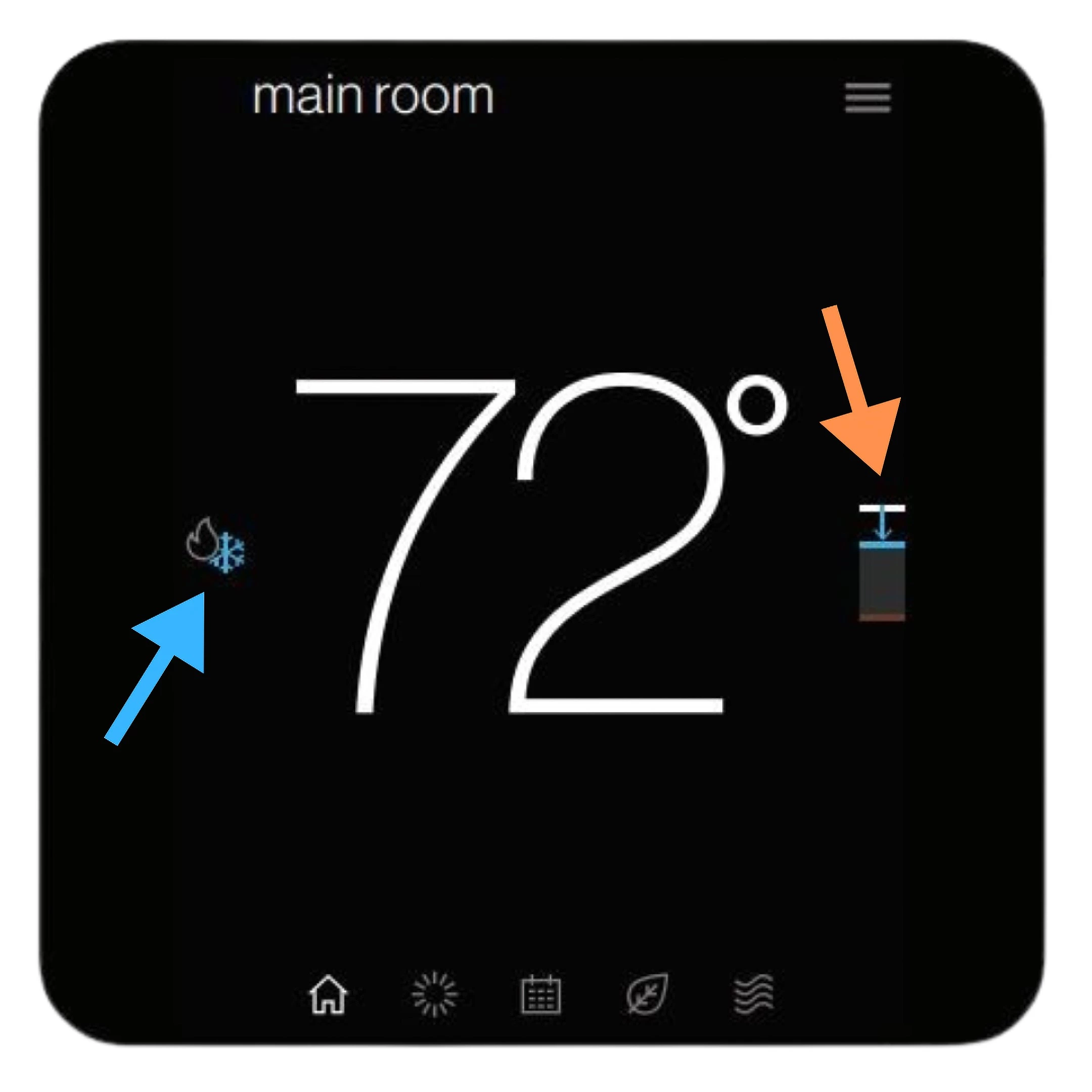 a screen shot of a device