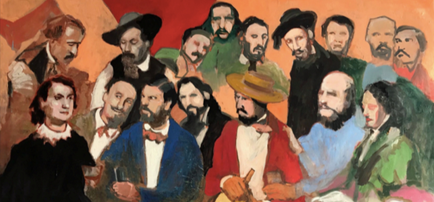 a group of men in different outfits