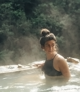 a person in the water