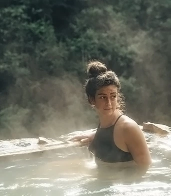 a person in the water