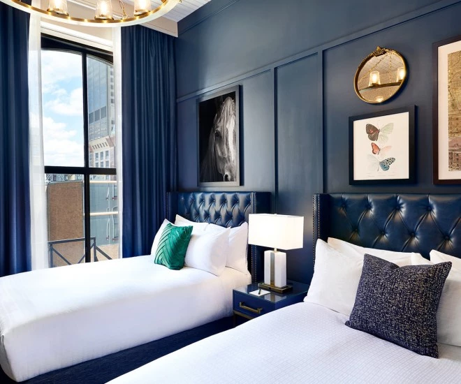 two double bed room