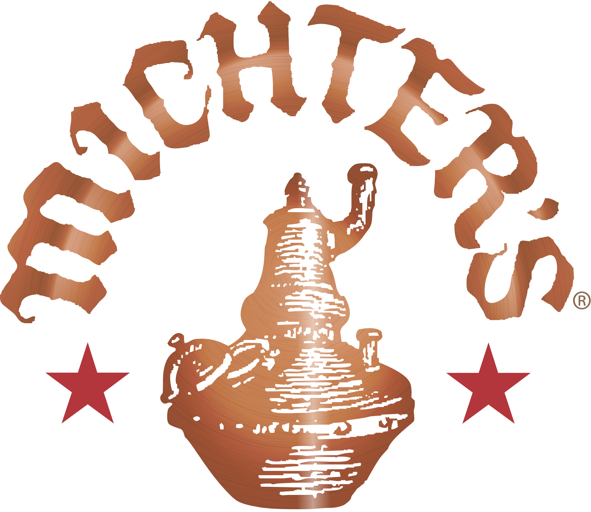 a logo with a black background
