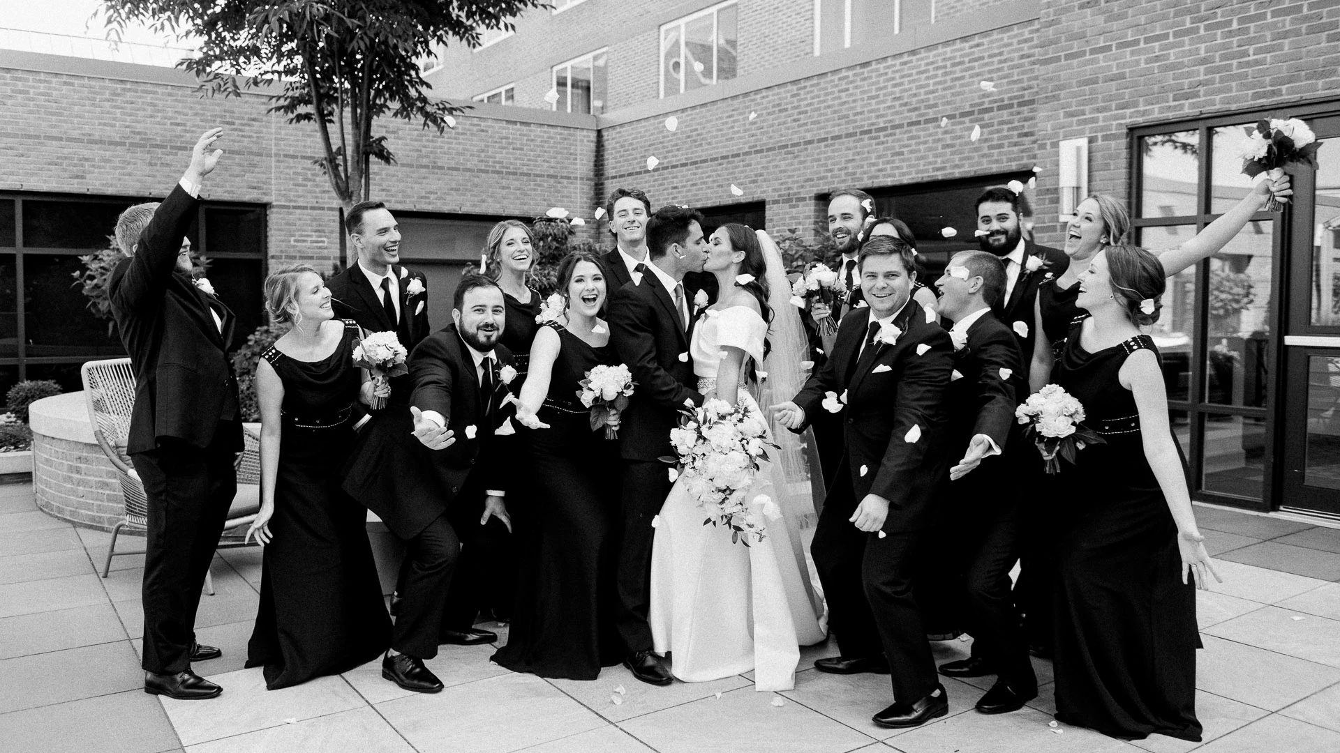a group of people posing for a picture