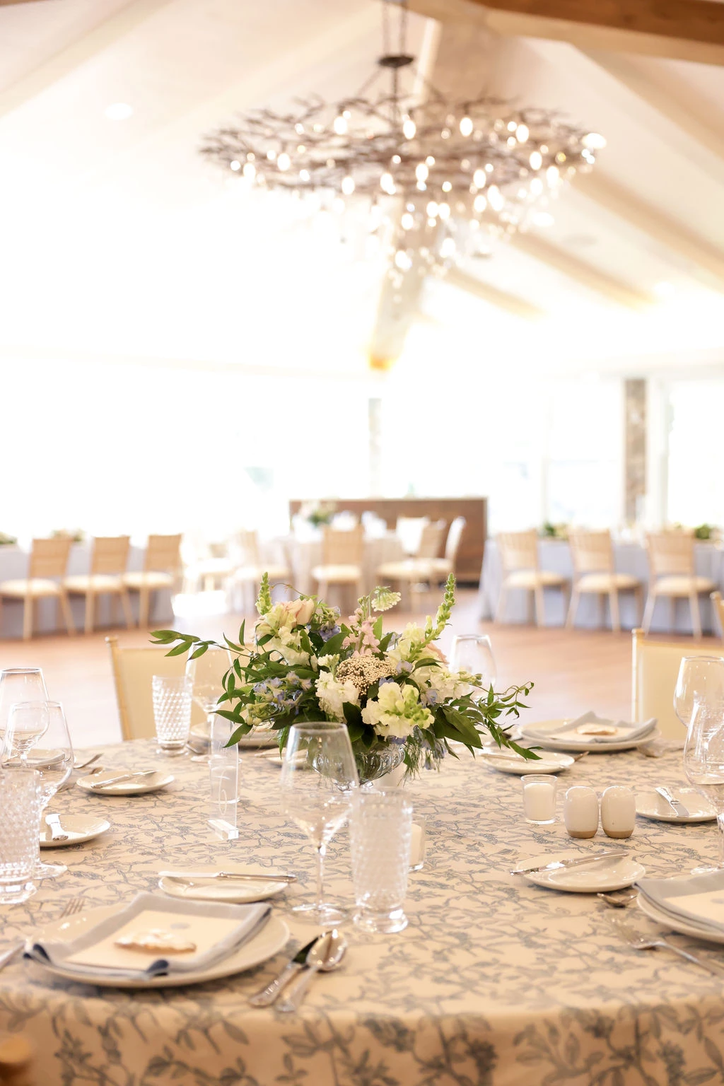 a table set for a party