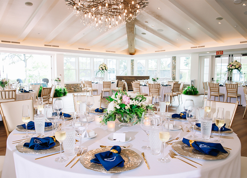 a table set for a party