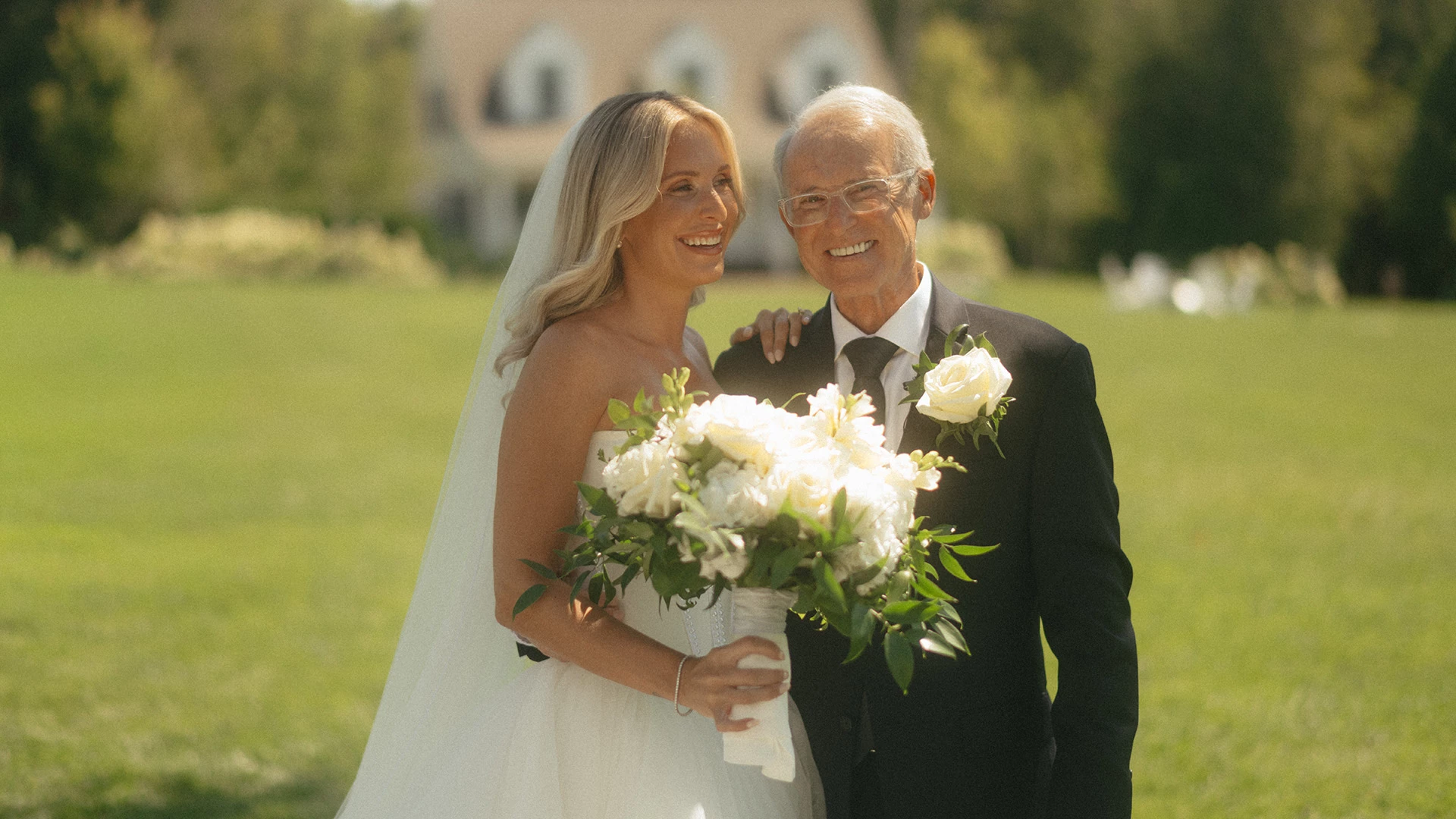 a man and woman posing for a picture