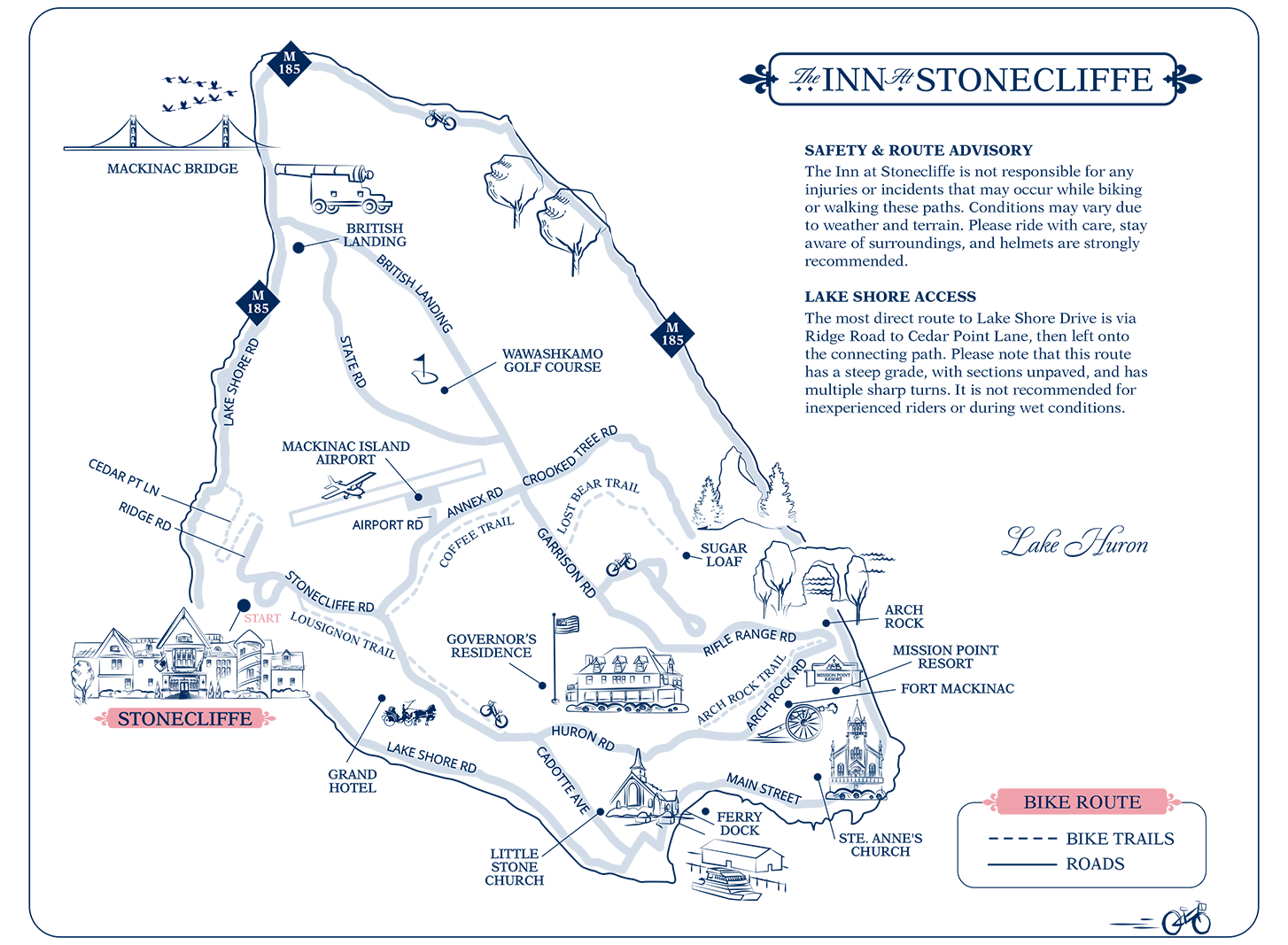 a map of a resort