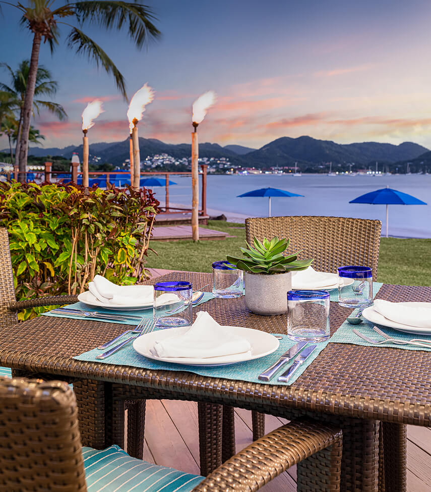 a table set up for a dinner party