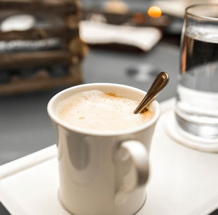 close up of a cup of coffee