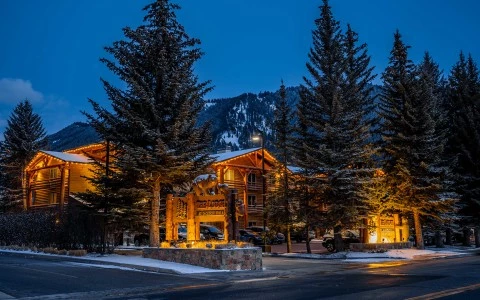 a building with trees in front of it