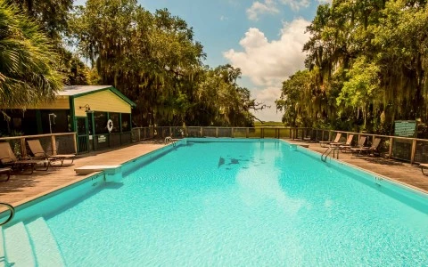 outdoor view of pool 