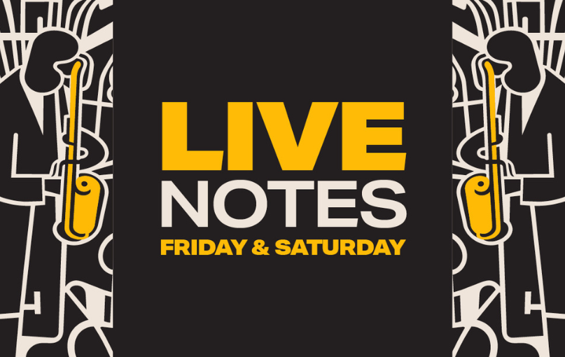 a black and yellow background with white text